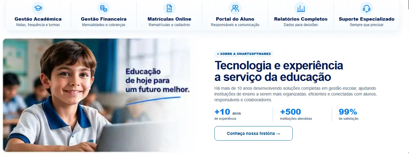 Apresentação da experiência da Smart Softwares em tecnologia educacional